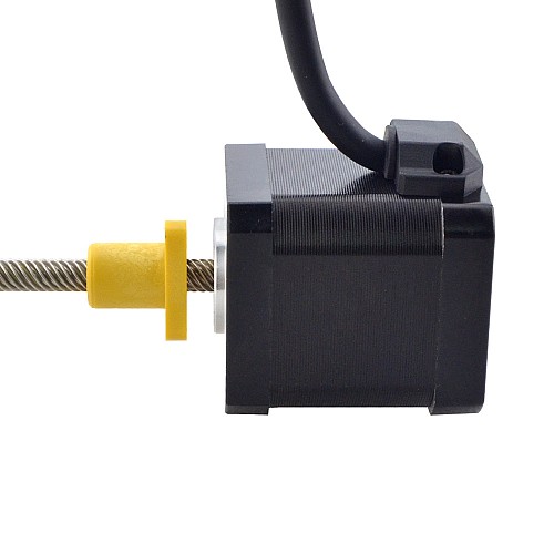 NEMA 17 外部 Acme リニア ステッピング モーター 2.5A 48mm スタック スクリュー リード 12.7mm(0.5) リード長 150mm NEMA 17 外部 Acme リニア ステッピング モーター 2.5A 48mm スタック スクリュー リード 12.7mm(0.5) リード長 150mm