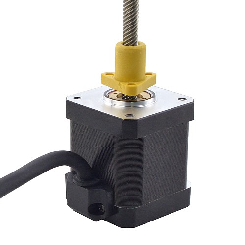 NEMA 17 外部 Acme リニア ステッピング モーター 2.5A 48mm スタック スクリュー リード 12.7mm(0.5) リード長 150mm NEMA 17 外部 Acme リニア ステッピング モーター 2.5A 48mm スタック スクリュー リード 12.7mm(0.5) リード長 150mm