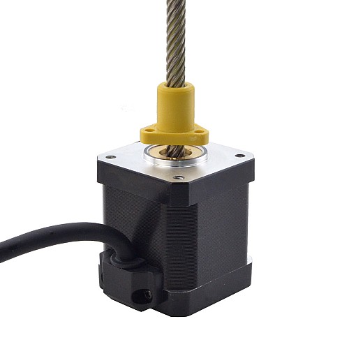 NEMA 17 外部 Acme リニア ステッピング モーター 2.5A 48mm スタック スクリュー リード 25.4mm(1) リード長 150mm