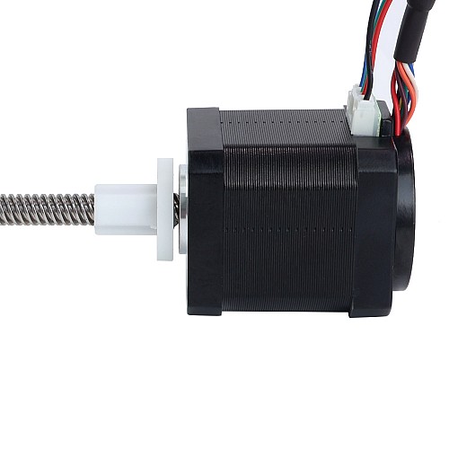 NEMA 17 外部台形リニア ステッピング モーター 1.68A 48mm スタック、磁気エンコーダー付き 1000PPR(4000CPR) - 17E19S1684MB4-200RS-AR4 | StepperOnline