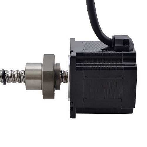 NEMA 23 外付けボールねじリニアステッピングモータ 3.0A 56mm スタックスクリューリード 5mm(0.1969) リード長 200mm NEMA 23 外付けボールねじリニアステッピングモータ 3.0A 56mm スタックスクリューリード 5mm(0.1969) リード長 200mm