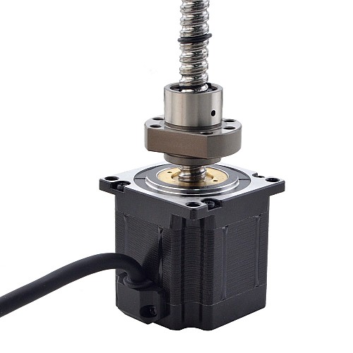 NEMA 23 外付けボールねじリニアステッピングモータ 3.0A 56mm スタックスクリューリード 5mm(0.1969) リード長 200mm NEMA 23 外付けボールねじリニアステッピングモータ 3.0A 56mm スタックスクリューリード 5mm(0.1969) リード長 200mm