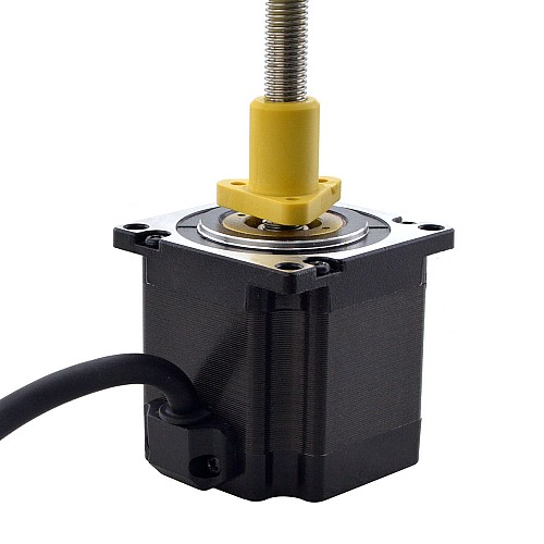 NEMA 23 外部 Acme リニアステッピングモーター 3.0A 56mm 身長 スクリューリード 1.27mm(0.05) リードの長さ 200mm