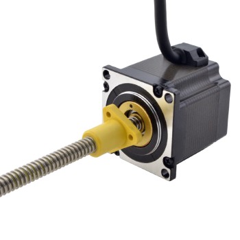 NEMA 23 外部 Acme リニアステッピングモーター 3.0A 56mm 身長 スクリューリード 2.54mm(0.1") リードの長さ 200mm