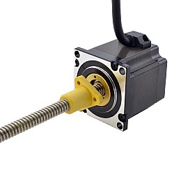 NEMA 23 外部 Acme リニアステッピングモーター 3.0A 56mm 身長 スクリューリード 2.54mm(0.1") リードの長さ 200mm