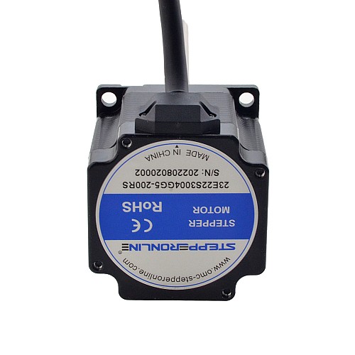 NEMA 23 外部 Acme リニアステッピングモーター 3.0A 56mm 身長 スクリューリード 2.54mm(0.1) リードの長さ 200mm