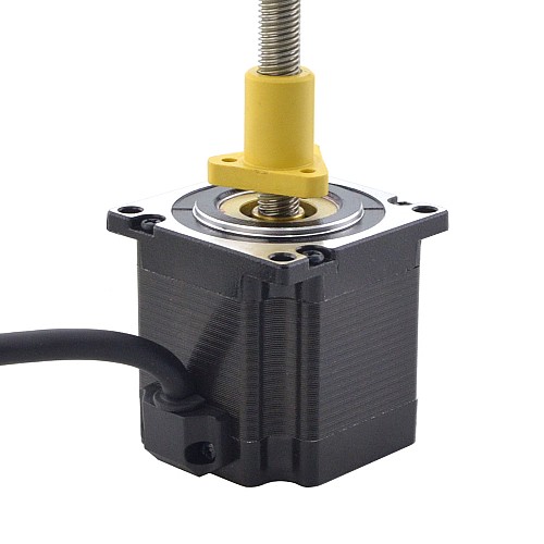 NEMA 23 外部 Acme リニアステッピングモーター 3.0A 56mm 身長 スクリューリード 5.08mm(0.2) リードの長さ 200mm NEMA 23 外部 Acme リニアステッピングモーター 3.0A 56mm 身長 スクリューリード 5.08mm(0.2) リードの長さ 200mm