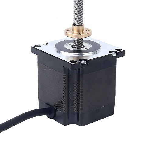 Nema 23 外部 56mm スタック 3.0A リード 8mm(0.31496) 長さ 150mm - 23E22S3004MB4-150RB | StepperOnline Nema 23 外部 56mm スタック 3.0A リード 8mm(0.31496) 長さ 150mm - 23E22S3004MB4-150RB | StepperOnline