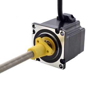 NEMA 23 外部 Acme リニアステッピングモーター 3.0A 56mm 身長 スクリューリード 10.16mm(0.4") リードの長さ 200mm