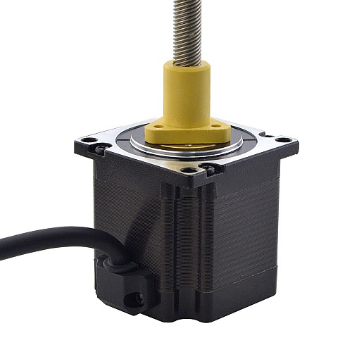 NEMA 23 外部 Acme リニアステッピングモーター 3.0A 56mm 身長 スクリューリード 10.16mm(0.4) リードの長さ 200mm