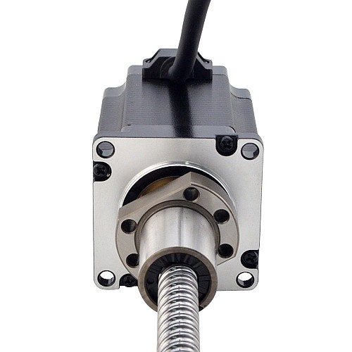 NEMA 23 外付けボールねじリニアステッピングモータ 4.0A 75mm スタックスクリューリード 10mm(0.3937) リード長 200mm NEMA 23 外付けボールねじリニアステッピングモータ 4.0A 75mm スタックスクリューリード 10mm(0.3937) リード長 200mm
