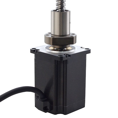NEMA 23 外付けボールねじリニアステッピングモータ 4.0A 75mm スタックスクリューリード 10mm(0.3937) リード長 200mm NEMA 23 外付けボールねじリニアステッピングモータ 4.0A 75mm スタックスクリューリード 10mm(0.3937) リード長 200mm