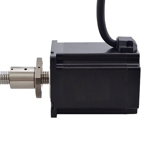 NEMA 23 外付けボールねじリニアステッピングモータ 4.0A 75mm スタックスクリューリード 2mm(0.07874) リード長 200mm NEMA 23 外付けボールねじリニアステッピングモータ 4.0A 75mm スタックスクリューリード 2mm(0.07874) リード長 200mm