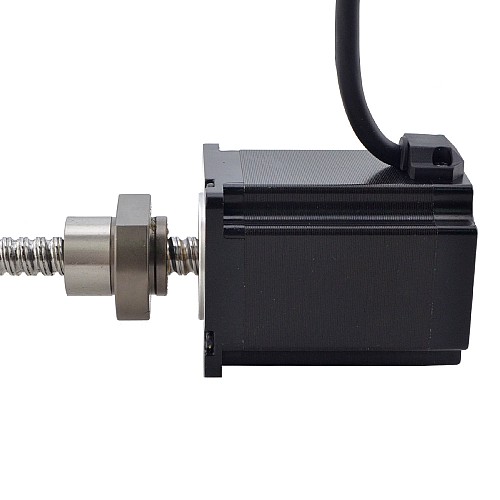NEMA 23 外付けボールねじリニアステッピングモータ 4.0A 75mm スタックスクリューリード 5mm(0.1969) リード長 200mm NEMA 23 外付けボールねじリニアステッピングモータ 4.0A 75mm スタックスクリューリード 5mm(0.1969) リード長 200mm
