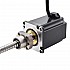 NEMA 23 外付けボールねじリニアステッピングモータ 4.0A 75mm スタックスクリューリード 5mm(0.1969") リード長 200mm