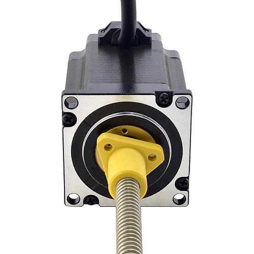 NEMA 23 外部 Acme リニアステッピングモーター 4.0A 76mm 身長 スクリューリード 2.54mm(0.1) リードの長さ 200mm