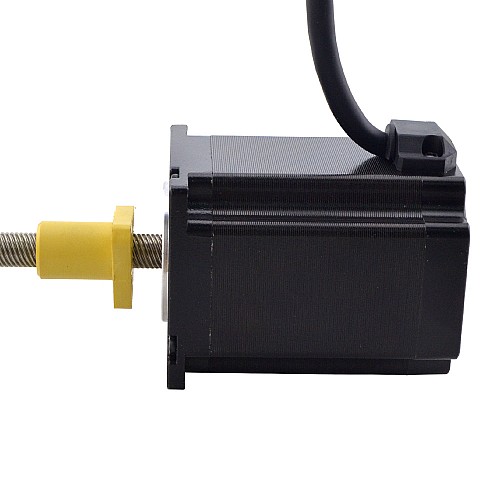 NEMA 23 外部 Acme リニアステッピングモーター 4.0A 76mm 身長 スクリューリード 10.16mm(0.4) リードの長さ 200mm