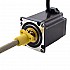 NEMA 23 外部 Acme リニアステッピングモーター 4.0A 76mm 身長 スクリューリード 10.16mm(0.4") リードの長さ 200mm