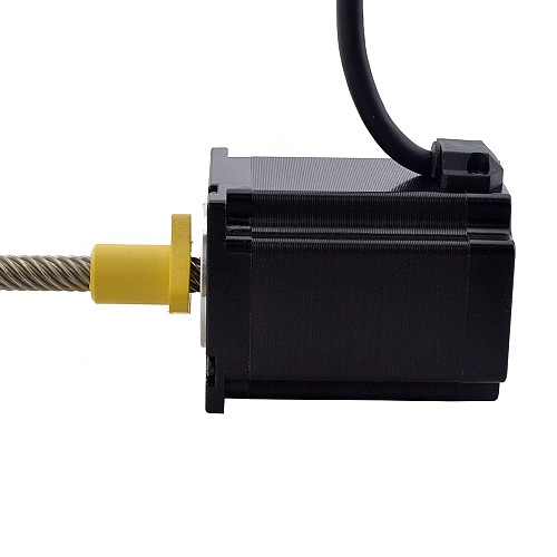 NEMA 23 外部 Acme リニアステッピングモーター 4.0A 76mm 身長 スクリューリード 25.4mm(1) リードの長さ 200mm