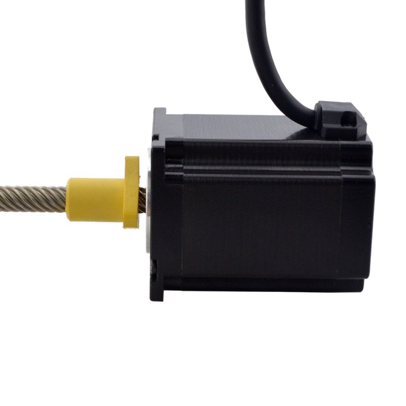 NEMA 23 外部 Acme リニアステッピングモーター 4.0A 76mm 身長 スクリューリード 25.4mm(1) リードの長さ 200mm
