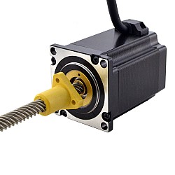 NEMA 23 外部 Acme リニアステッピングモーター 4.0A 76mm 身長 スクリューリード 25.4mm(1") リードの長さ 200mm