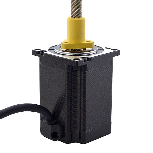 NEMA 23 外部 Acme リニアステッピングモーター 4.0A 76mm 身長 スクリューリード 25.4mm(1) リードの長さ 200mm