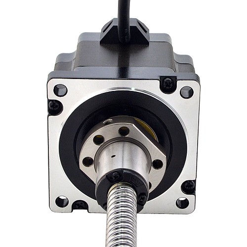 NEMA 34 外付けボールねじリニアステッピングモータ 4.5Nm(637.25oz.in) 5.5A 76mm スタックスクリューリード 10mm(0.3937) リード長 200mm NEMA 34 外付けボールねじリニアステッピングモータ 4.5Nm(637.25oz.in) 5.5A 76mm スタックスクリューリード 10mm(0.3937) リード長 200mm