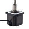 NEMA 34 外付けボールねじリニアステッピングモータ 4.5Nm(637.25oz.in) 5.5A 76mm スタックスクリューリード 10mm(0.3937) リード長 200mm