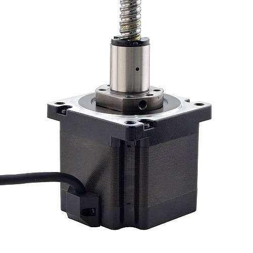 NEMA 34 外付けボールねじリニアステッピングモータ 4.5Nm(637.25oz.in) 5.5A 76mm スタックスクリューリード 10mm(0.3937) リード長 200mm NEMA 34 外付けボールねじリニアステッピングモータ 4.5Nm(637.25oz.in) 5.5A 76mm スタックスクリューリード 10mm(0.3937) リード長 200mm