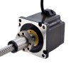 NEMA 34 外付けボールねじリニアステッピングモータ 4.5Nm(637.25oz.in) 5.5A 76mm スタックスクリューリード 10mm(0.3937) リード長 200mm