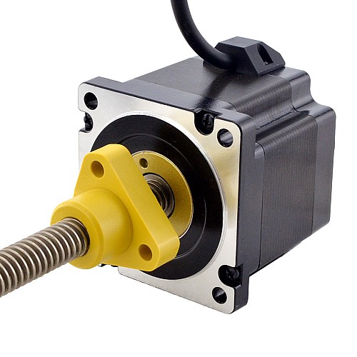 NEMA 34 外部 Acme リニアステッピングモーター 5.5A 76mm 身長 スクリューリード 6.35mm(0.25) リードの長さ 200mm