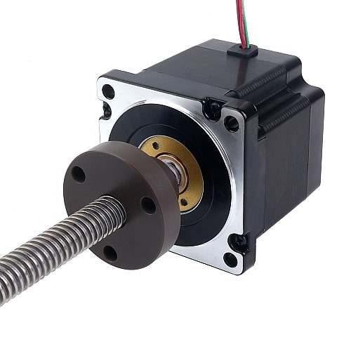 NEMA 34 外部 Acme リニアステッピングモーター 5.5A 76mm 身長 スクリューリード 6.35mm(0.25") リードの長さ 250mm - 34E31S5504RK5-250RS | StepperOnline NEMA 34 外部 Acme リニアステッピングモーター 5.5A 76mm 身長 スクリューリード 6.35mm(0.25") リードの長さ 250mm - 34E31S5504RK5-250RS | StepperOnline