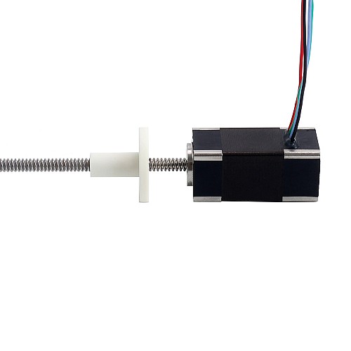 Nema 6 外部台形リニアステッピングモーター 0.3A 32mm スタックネジリード 2mm(0.07874インチ) リード長 100mm Nema 6 外部台形リニアステッピングモーター 0.3A 32mm スタックネジリード 2mm(0.07874インチ) リード長 100mm