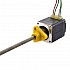 NEMA 8 外部 台形 リニア ステッピング モーター 0.5A 30mm スタック スクリュー リード 2mm(0.07874") リード長 100mm