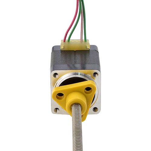 NEMA 8 外部 台形 リニア ステッピング モーター 0.5A 30mm スタック スクリュー リード 2mm(0.07874) リード長 100mm