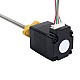 NEMA 8 外部 台形 リニア ステッピング モーター 0.5A 28.2mm スタック スクリュー リード 1mm(0.03937) リード長 100mm