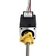 NEMA 8 外部 台形 リニア ステッピング モーター 0.5A 28.2mm スタック スクリュー リード 1mm(0.03937) リード長 100mm