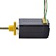 NEMA 8 外部 台形リニア ステッピング モーター 0.5A 38.2mm スタック スクリュー リード 2mm(0.07874) リード長 100mm