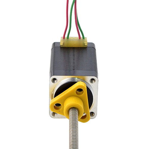 NEMA 8 外部 台形リニア ステッピング モーター 0.5A 38.2mm スタック スクリュー リード 2mm(0.07874) リード長 100mm