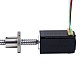 NEMA 8 外部ボールねじ リニアステッピングモータ 0.5A 38.2mm スタックスクリューリード 2mm(0.07874) リード長 150mm