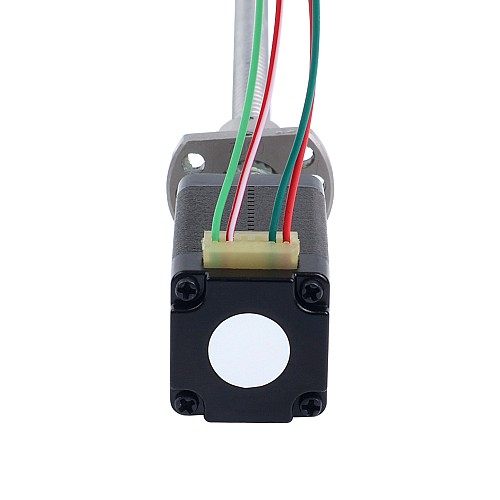 NEMA 8 外部ボールねじ リニアステッピングモータ 0.5A 38.2mm スタックスクリューリード 2mm(0.07874) リード長 150mm