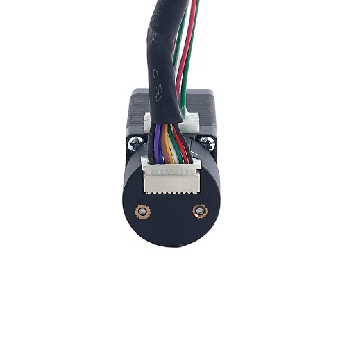 NEMA 8 外部 トラペゾイダル リニアステッピングモーター 0.5A 38mm スタック スクリューリード 1mm(0.03937") 光学式インクリメンタルエンコーダ 1000PPR 付き - 8E15S0504SC4-100RS-OE1K | StepperOnline