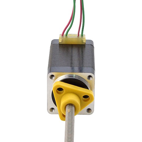 NEMA 8 外部 台形リニア ステッピング モーター 0.5A 38.2mm スタック スクリュー リード 1mm(0.03937) リード長 100mm