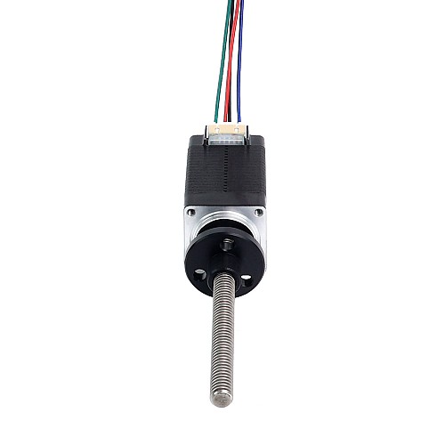 Nema 8 外部台形リニアステッピングモーター 0.6A 38mm スタックネジリード 2mm(0.07874) リード長さ 60mm