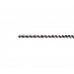 155mm 11mm 直径 2mm ピッチ台形送りねじ、15mm M6 ねじ頭付き