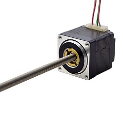 Nema11非キャプティブ32.2mmスタック0.42Aリード0.635mm(0.025")長さ150mm