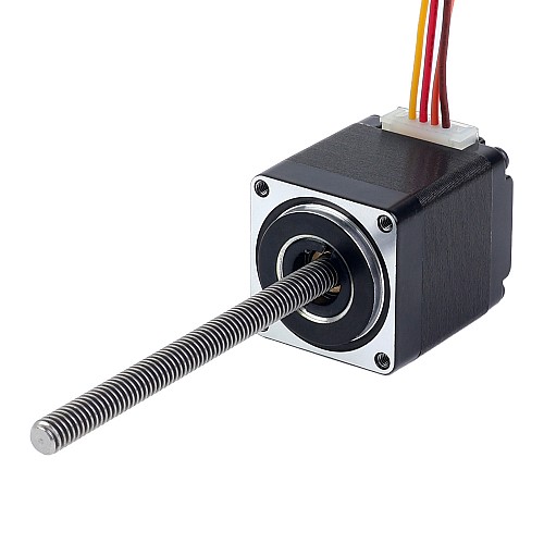 Nema 11 非キャプティブ 34mm スタック 0.75A リード 2mm(0.07874") 長さ 100mm - 11N13S0754AA4-100RS | StepperOnline Nema 11 非キャプティブ 34mm スタック 0.75A リード 2mm(0.07874") 長さ 100mm - 11N13S0754AA4-100RS | StepperOnline
