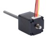 Nema 11 非キャプティブ 34mm スタック 0.75A リード 2mm(0.07874") 長さ 100mm - 11N13S0754AA4-100RS | StepperOnline
