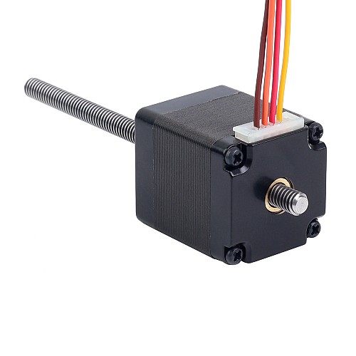 Nema 11 非キャプティブ 34mm スタック 0.75A リード 2mm(0.07874") 長さ 100mm - 11N13S0754AA4-100RS | StepperOnline Nema 11 非キャプティブ 34mm スタック 0.75A リード 2mm(0.07874") 長さ 100mm - 11N13S0754AA4-100RS | StepperOnline