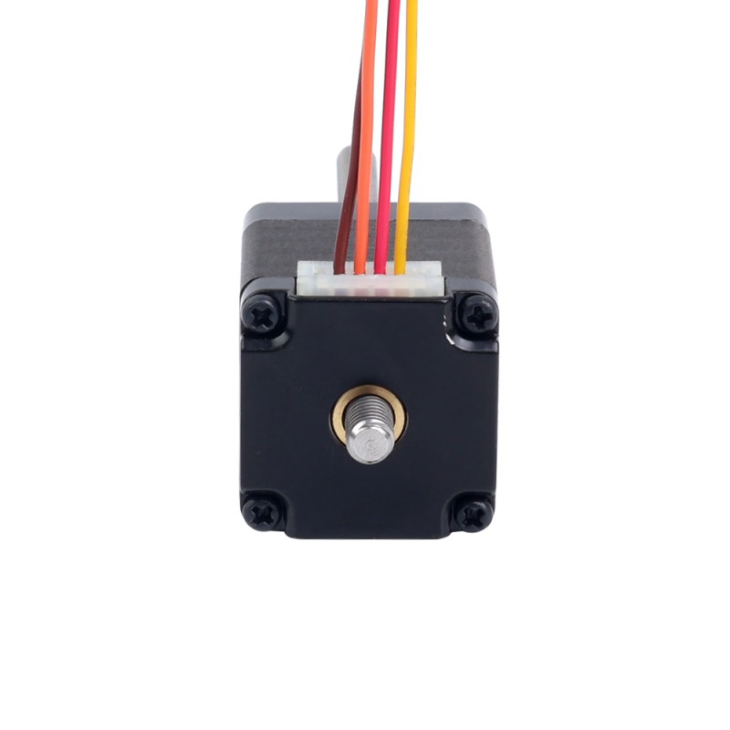 Nema 11 非キャプティブ 34mm スタック 0.75A リード 2mm(0.07874") 長さ 100mm - 11N13S0754AA4-100RS | StepperOnline